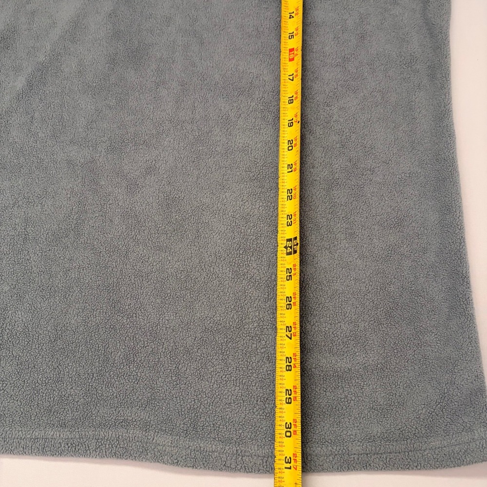 Free Fly Pullover Mens 2XL Blue Grey Bamboo Fleece Snap Mock Neck Performance - Picture 7 of 8
